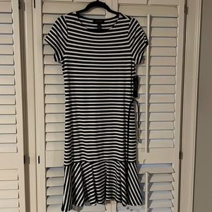 RALPH LAUREN! Gurl, QUALITY! Brand spanking new! Size M! Black/White stripes